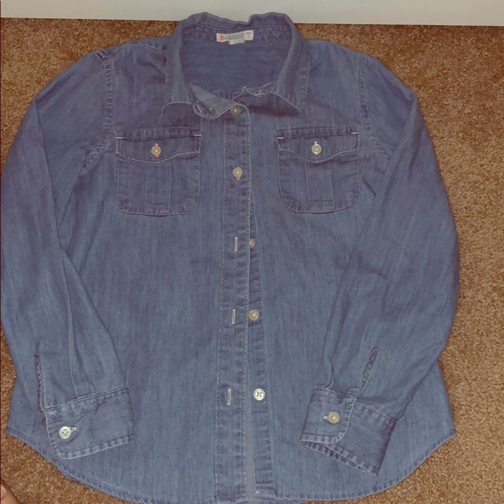 Crewcuts Chambray button down